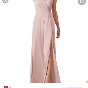 NWT Azazie “Tenaya” Dusty Rose Bridesmaid Dress Size 22